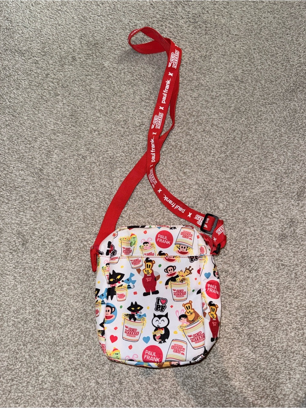 Paul Frank x Cup Noodles White mini Crossbody Bag